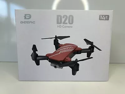 DEERC D20 Mini Drone For Kids With 720P HD FPV Camera Remote Control (red) • £18.95