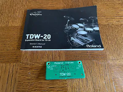 Roland TDW-20 Expansion TDW20 TD-20 Expanded Drum Module Brain V Drum Card • $419.99