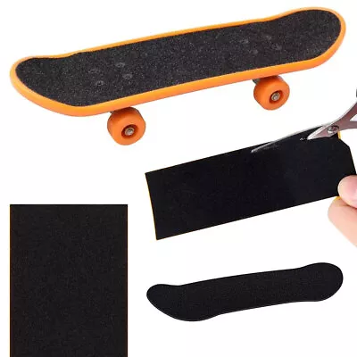 10Pcs For Fingerboard Deck Uncut Tape Stickers Black Foam Grip Tapes • $4.61