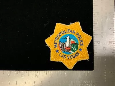 Vintage Metropolitan Police Las Vegas Security Star Patch • $9.99