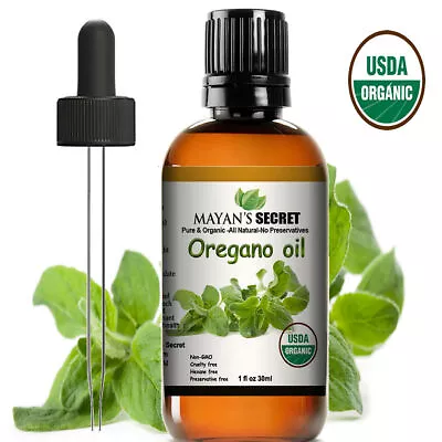 USDA Certifed Organic Oregano Essential Oil PURE & NATURAL- UNDILUTED) 1 Oz/30ml • $26.50