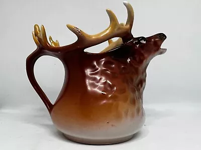 Vintage Royal Bayreuth Bavaria-Elk/Moose Handled Milk Pitcher 5  • $42.24