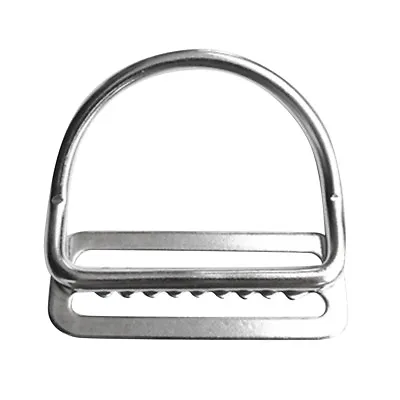 Scuba 316 Stainless Steel Keeper Clip & Bent D Ring For 5cm Weight Belt • £7.27