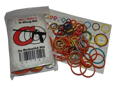 MacDev Clone GTi - Color Coded 3x Oring Rebuild Kit • $14.59