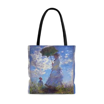 Tote  Monet - Woman With A Parasol - 1875  Tote Bag • $20.64