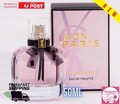 $79.95 • Buy Yves Saint Laurent  MON PARIS EAU DE TOILETTE SPRAY 50ML *NEW*