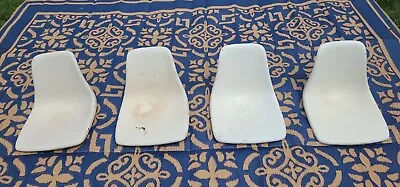 4 Herman Miller Eames Style Fiberglass Side Shell Chair White VINTAGE (L6) • £82