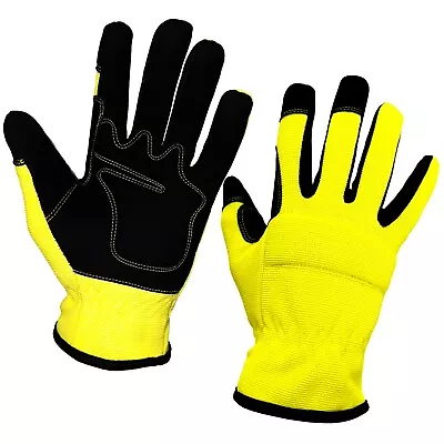 Mechanics Work Gloves Washable Safety Hand Protection Heavy Gardening Duty AW • $8.99