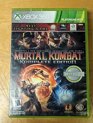 Mortal Kombat -- Complete Edition (Microsoft Xbox 360 2012) • $22