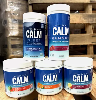 Natural Vitality Calm Magnesium Assorted Supplements - Sleep Gummies Melatonin • $27.99