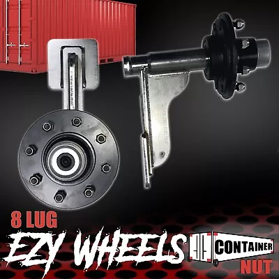 EZY WHEELS | 8 LUG | The Original Shipping Container Wheels | AXELS ONLY | USA • $599.99