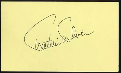 Martin Milner D2015 Signed Autograph 3x5 Cut American Actor Radio Host Route 66 • $18