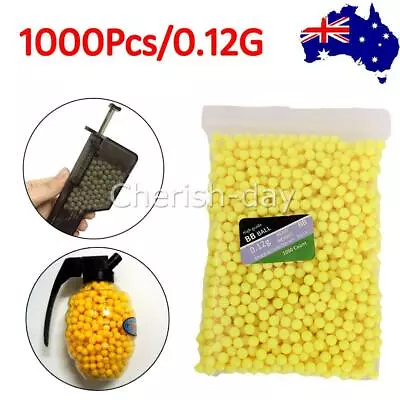 1000PCS Hard Airsoft Pellets BB Strikeball 0.12g 6mm Tactical BB Balls (6mm) • $37.19