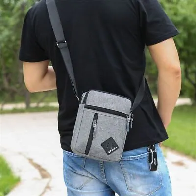 Mens Chest Bag Pack Outdoor Travel Sport Shoulder Cross Body Bags Sling Backpack • £5.99