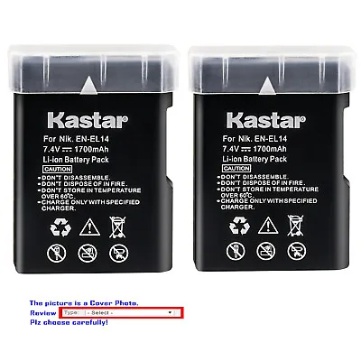 Kastar Replacement Battery For Nikon D5500 D5600 D3400 D3500 P7100 P7700 P7800 • $10.99