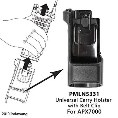 Carry Holster With Belt Clip Replacement For PMLN5331 APX7000 APX 7000 Radio • $18.99
