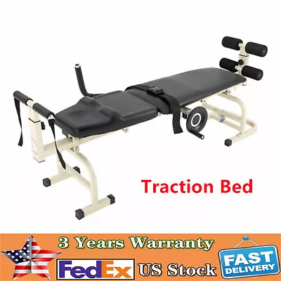Therapy Massage Table Back Cervical Spine Lumbar Stretching Device Traction Bed  • $185.25