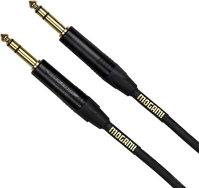 Mogami Gold TRS-TRS Balanced 1/4  Audio Patch Cable - 3ft 6ft 10ft 15ft 20ft • $79.95