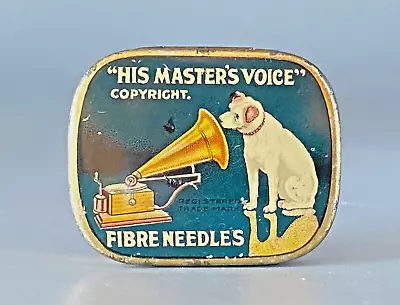 Rare HMV FIRBE Needles Gramophone Needle Tin - Nadeldose • $29