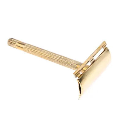 Men Shaving Safety Razor Double Edge Blades Stainless Steel Razor Vintage Shaver • £3.35