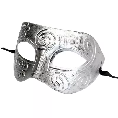  Black Lace Phantom The Opera Sliver Masquerade Mask Gold Silver • £4.25