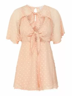 Alice McCall NUDE MOON TALKING  Playsuit Sz 8  Bnwt Free Post (h61) • $185