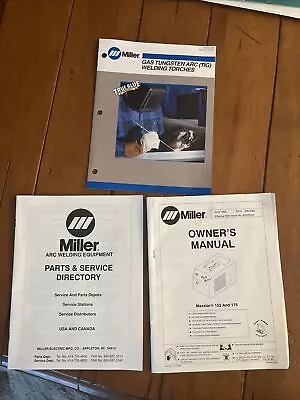 MILLER WELDER Maxstar 152 175 Owners Manual OM-206c Book 1993 • $6