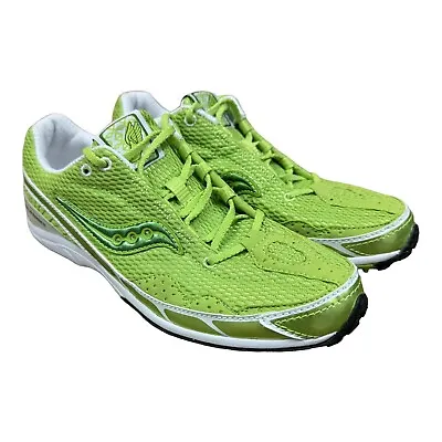 Saucony Kilkenny XC3 Womens 8 Track Field Running Athletic CX Shoe Spike Green • £22.31