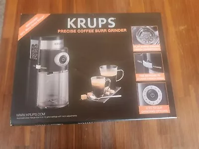 KRUPS GX550850 Precision Grinder Flat Burr Coffee Drip Espresso 12 Cup • $34.99
