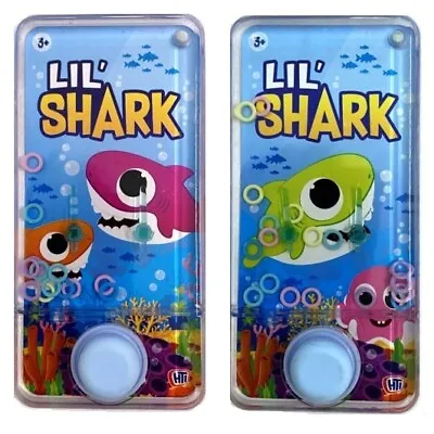£3.65 • Buy Mini Retro Water Game Childrens Handheld Classic Shark Toy Kids Stocking Filler