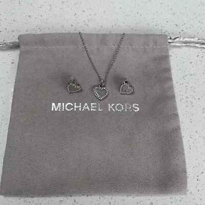 Michael Kors Heart Necklace And Matching Earings • £55