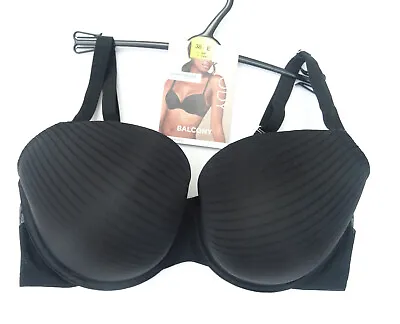 M & S  Body Shape Define Balcony T-shirt Bra 38e Underwired Black  Marks Spencer • £12.99