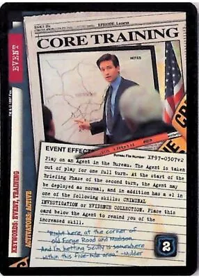 X-Files CCG Core Training XF97-0307v2 • $0.99