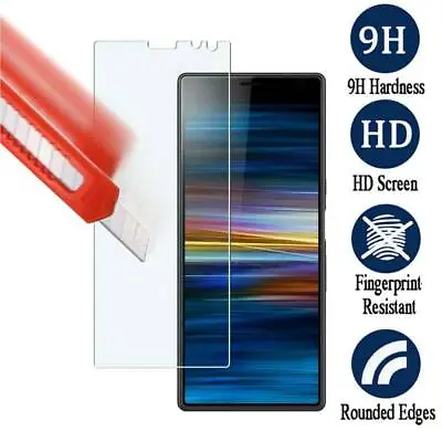 $9.03 • Buy 2Pcs For Sony Xperia 10 Plus L3 XA2 Ultra XZ3 9H Tempered Glass Screen Protector