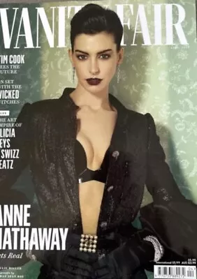 Vanity Fair Magazine April 2024 Anne Hathaway Tim Cook Alicia Keys Swiss Beatz • £7.49