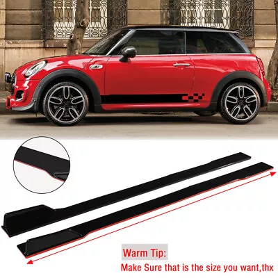 78.7  Red Line Side Skirt Rocker Panels Lip For Mini Cooper R53 R56 R60 F56 F60 • $85.11