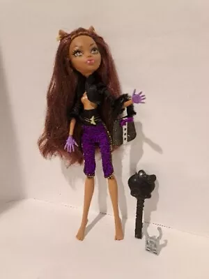 Monster High Sweet 1600 Clawdeen Wolf Doll With Accessories 2008 • $30.95