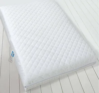 Baby Cot Bed Toddler Quilted Mattress Waterproof Breathable Comfort Baby Sleep • £29.99