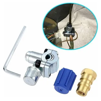 Universal Retrofit Valve & BPV-31 Bullet Piercing Tap Valve Kit R134A Coupler • $12.74