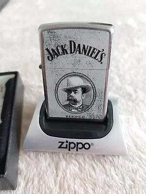 Zippo Lighter Unfired JACK DANIEL'S Cameo Portrait With Magnetic Zippo Stand  • £5.50