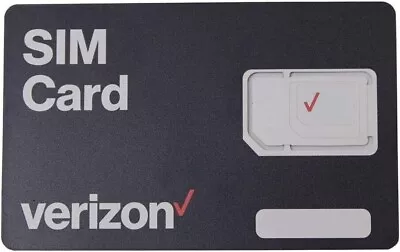 VERIZON NANO  CARD NEW GENUINE OEM CDMA 4GLTE PREPAID OR CONTRACT Tripblecut Sim • $4.99