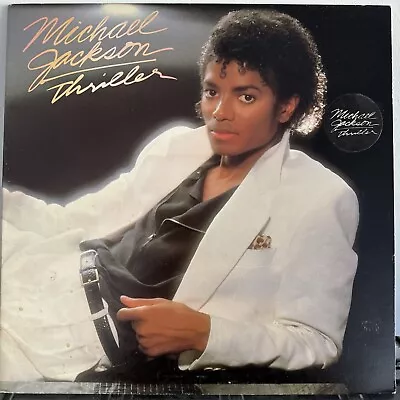 Michael Jackson Thriller Vinyl LP Excellent Condition 1982 Epic • $10.50