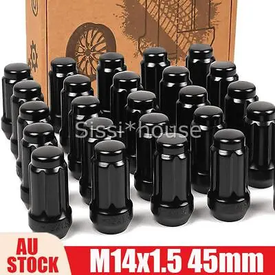 20X 45MM BLACK WHEEL NUTS For Holden Commodore VE - VF M14x1.5 NEW • $41.10