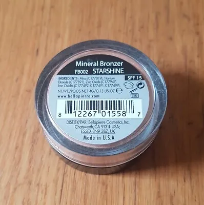 Bellápierre Cosmetics Mineral Bronzer In Starshine Loose Powder 4g *Sealed* • £11.95