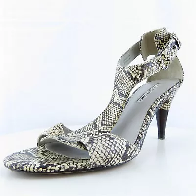 Via Spiga Women Gladiator Shoes  Multicolor Leather Hook & Loop Size 7.5 Medium • $17.50