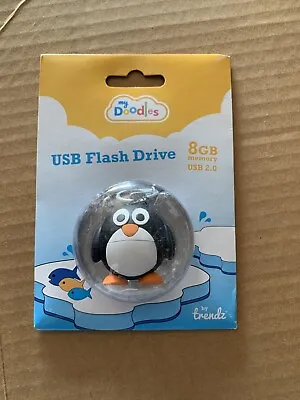 £9.99 • Buy My Doodles 8 GB USB Children's Character Flash Drive Memory Stick With Keyring