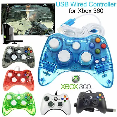 Gamepad Microsoft Xbox 360 Wired Controller Joystick Controller PC Windows USB • $26.99