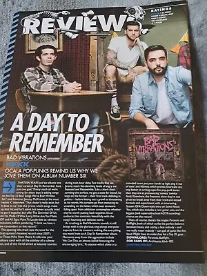 A Day To Remember Full Page Photo / Poster / Review Article • $4.16