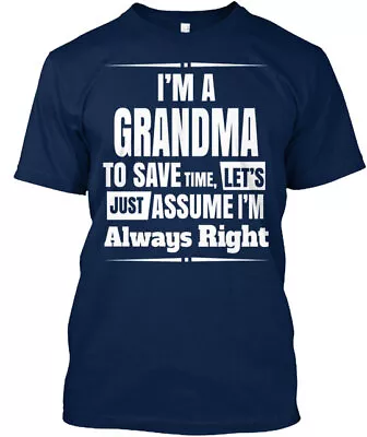 Grandma Rules T-Shirt Made In The USA Size S To 5XL • $25.95