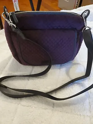 Vera Bradley Carson Mini Shoulder Bag Purple Blackberry Wine NWT $90 • $51.75